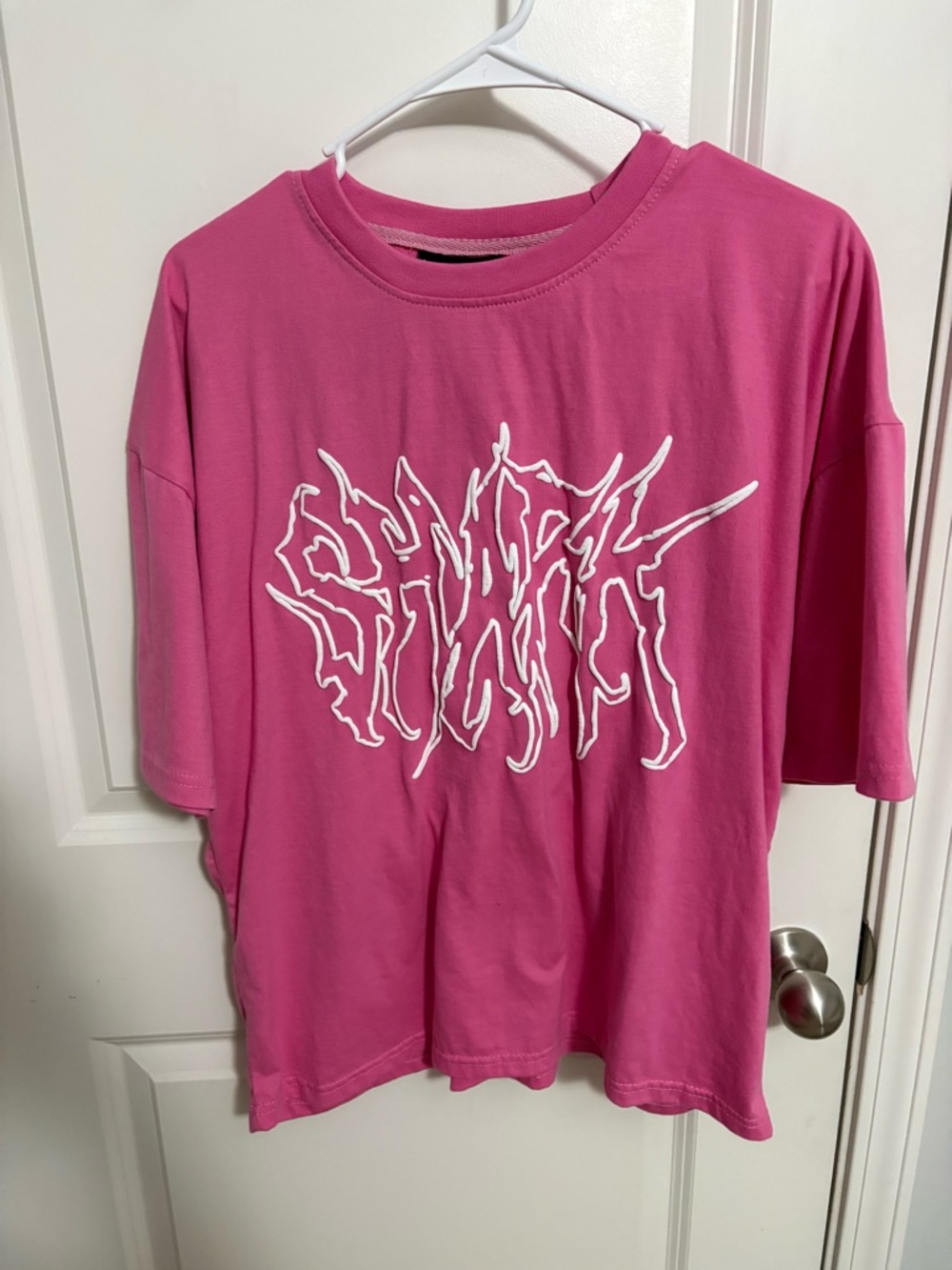 Pink Graphic Short-Sleeve Tee